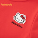 Balabala girls short-sleeved T-shirt 2025 summer hollow HelloKittyIP mall same style 201225117006
