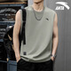 ANTA Sports Vest Men's Sleeveless T-shirt Men's Summer Basketball Training Wear Fitness Running Quick-Drying Clothes 7123-2 Pure White L