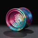 Timini Beginners Live Sleep Yo-yo, Firebower Teenager King Professional Yoyo Juego especial Yoyo Children E02-Black and Red Live Sleep (reciclaje a la vez) +10 cuerdas