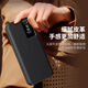 Sunshine Samsung S24Ultra Mobile Telephap Case Tarjeta de ventana Case de cuero S25 Case ultra protector Anti-Fall S23U/S22+Leather-Free Responding New Business Small [gris Purple] Ventana Respondiendo sin aleta de cuero Case de cuero incorporado Samsung Galaxy S24 Ultra Ultra