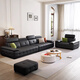 Dudu Meijia Italian minimalist Lawrence leather sofa 2025 light luxury living room straight sofa SJ-V6# 2 meters