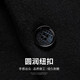SHANSHAN Shanshan suit men's autumn and winter wool blended business professional single suit thickened warm top men's commuter jacket black L 175