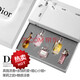 D'ao sample perfume trial, exquisite gift box, Valentine's Day gift for wife, girlfriend, best friend, lover, birthday gift, white box three-piece set + counter gift box bag