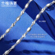 Luk Fu Jewelry Platinum 950 Geometric Car Flower Platinum Necklace Platinum Chain Priced G07TBPN0021 40cm-6.05g (including labor cost 774 yuan)