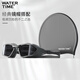 WATERTIME swimming goggles, large frame, high-definition myopia coating, waterproof and anti-fog, men's and women's adult swimming goggles and swimming cap set equipment, phantom/black, left and right, different photos of this item, please contact customer service to note the degree.