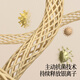 Slippers en lin rouge Yuangang Summer 2025 Nouveaux ménages intérieurs Anti-slip Anti-odor Sole Sole Absorbant du tissu à la maison Coral Rouge 37-38 [Code standard]