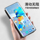 千绘壳 适用 vivo x90pro手机壳商务风翻盖式男士透明女款镜头全包硅胶防摔皮套 vivox90炫酷黑-贈膜