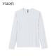 VUORI L/S Feather 飞奥力25春季新品男士休闲运动套头衫 V1048 霜灰/Frost Grey M 175