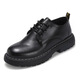 Feili Xidi leather shoes men's shoes Derby business low-top small leather shoes youth casual shoes 880 black single 41