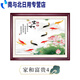 Junmohua Bloomssoms Fugui New Chinese-style meter box distribution box decorative painting living room dining room hanging painting switch box covering the wall 15849 Fugui Jixiang1