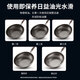 Konbach wok real titanium non-stick pan uncoated antibacterial wok 0 coating 316L stainless steel induction cooker gas universal