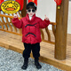 G.DUCKKIDS Little Yellow Duck Boys' Cotton Clothes Winter New Children's Warm Down Cotton Clothes Jackets Men's Winter Clothes Thickened Red Cotton Black 120