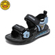 G.DUCKKIDS sandals for boys new summer genuine leather soft sole non-slip children's shoes medium-sized children's boys students' beach shoes 9928 blue 27
