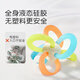 Shixi Manhattan handkennzeichnender Ball Zahnkleber Babyspielzeug Mundperiode 0-3-6 Monate kann das Gassentraining von Lebensmitteln beißen