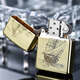 Zippo Lighter Original Genuine Brass es suave para los ancianos, el latón de keroseno a prueba de viento personalizado es suave para - Versión independiente DY9902DK