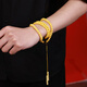 Yueyin Baichuan Amber Beeswax Bracelet 108 Pieces Chicken Fat Yellow Bracelet Good Luck Gift Box Comes with One Item One Certificate Approximately 6mm Adjustable
