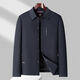 Pierre Cardin Lapel Jacket Men's 2025 Spring and Autumn New Business Casual Executive Jacket Middle-aged and Young High-end Fashion Men's Blue XL (180) 140-155Jin Jin is equal to 0.5 kg