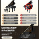 Le nouveau piano à domicile de Carnall pour des performances professionnelles pour adultes solides piano boisé importés d'Allemagne pour l'enseignement haut de gamme GC5 Athènes White [Source sonore allemande à triple réévite]