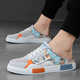 Changxiang Huili 2025 summer large-size sandals 45 hollowed-out half-slippers national trendy board shoes 46 breathable sports and casual shoes 47 723 white orange 39