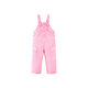 Mini Balabala Loose Denim Overalls for Girls Baby Soft and Sweet Overalls Trousers Autumn New Pink Color 01315 140