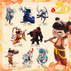 
Nezha 2: The Demon Child's Across the Sea Surrounding the Acrylic Big Stand Card Nezha Ao Bing Desktop Card Ornament Gift Looking back and smiling Ao Run collects Big Stand Card