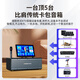 Huabao KTV audio and video all-in-one machine outdoor K song square dance portable network touch screen karaoke machine home karaoke with screen speaker trolley audio video trolley speaker A32 home movie K+1000G+ dual magnetic charging microphone
