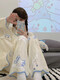 蕉内（Bananain）睡衣女士春秋款长袖网红风家居服全棉秋冬季开衫月子两件套装 【开衫套装】9207 XL 【建议105-120斤】
