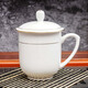 Ceramic tea cup, office meeting cup, chess and card room water cup, tea house cup, home tea cup, commercial custom water cup 1# welcome cup, cup with lid 400ml 400mL (not included)-600mL (inclusive)