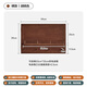 JIAYI Meter Box Decoration Painting Solid Wood Clothes Hanger Electric Switch Box Hanging Painting Blocking Switch Box Wall Hanging Entrance Painting Horizontal Style - Walnut Color