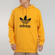 阿迪达斯 （adidas）三叶草男士上衣2025春季运动休闲连帽防风套头衫卫衣 GD9923黄色 S -46