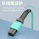 Guangchangxing (G.C.X) MPO-MPO telecommunications fiber jumper OM3/OM4 100G multimode 100G B polar female head flame retardant low smoke halogen-free support 40g optical module transceiver pigtail connection cable OM3 (12 core) 10/40/100G 2 meters