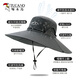 Pic grand chapeau de protection du soleil chapeau de soleil homme de pêche de pêche pour hommes