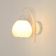 
Opuyuanxing bedroom bedside lamp modern simple led white light living room staircase aisle wall lamp hotel room wall lamp B684 flowers + white light 5W
