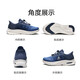 Zapatos de edad avanzada zulijianas zapatos casuales de mediana edad y jóvenes amortiguadores 25113032J Azul - Men's Style 42