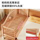 Beech wood spliced bed crib solid wood children's bed widened children's bedside bed with raised guardrails single bed (three side guardrails) + 6cm removable and washable coconut palm mattress 180*60CM side lift