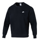 Nike (Nike) Sweat-shirt Vêtements masculins 2025 Été Nouvelle tendance de mode de sport confortable Terry Top Round Round Neck Pullover FN3889-010 S