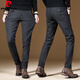 Pierre Cardin Frühlings- und Herbst -Freizeithosen für Männer gerade loses Geschäft Dünne Hosen für Männer schlank und vielseitiger Sommerkoreaner Stil Trend 688 Blau [Single Strip] 36 (Referenz 160jin [Jin gleich 0,5 kg])