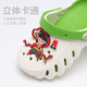 ABC KIDS children's clogs boys cartoon Nezha sandals girls baby outdoor sandals men 8623 light gray 40-41