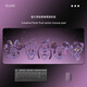 Almohadillas de mouse sensibles con grandes líneas de gradiente de la computadora Pads de escritorio de la computadora Pads de teclado de oficina personalizadas para hombres y mujeres ZZ-3899 Serie de gradiente de línea Bordeo ajustado Anti-Slip Sombreado 370x250 mm 2 mm