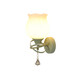 
Opuyuanxing bedroom bedside lamp modern simple led white light living room staircase aisle wall lamp hotel room wall lamp B684 flowers + white light 5W