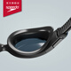 Speedo swimming goggles Hydrososity2 generation soft fit wide field of view anti-fog swimming goggles for men and women, black/grey