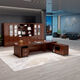 Baiyuda neuer Stil Boss Office Desk Sofa Büro großer Schreibtisch Manager President Desk Schreibtisch Stuhl Kombination Set 826# Office Desk 1,6 Meter Single Tisch