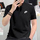 Nike (Nike) T-Shirt Herrenkleidung 2025 Sommer neuer Sportbekleidung atmungsaktives locker hautfreundlicher laufender Casual Tennis Polo-Hemd Kurzärärmelte FN3895-010/BIG/BILDE PISSIONEN, um 5 s zurückzugeben (165/84A), 5 s (165/84a) zurückzugeben (165/84a).