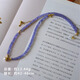 Lie Rui retro and stylish, easy to match, unfired tanzanite 18K gold original necklace jewelry tanzanite necklace