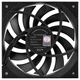 Thermalright(利民) TL-H12015B 三相六极马达 S-FDB V2轴承 120mm标准15mm厚度风扇 1900转PMW 4pin调速 