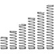 Tianzhuo hardware wire diameter 0.4 0.5 0.6mm spring steel compression spring compression pressure spring shock absorption return Y-shaped spring 0.4*3*5 20 pieces