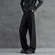 
SWAMP AREA three-book pendant trousers men's spring and summer thin straight-leg pants high-end casual suit pants KS22 black L