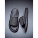 KLWP Slipper Herren Sommer 2025 Neue modische und vielseitige weiche Sohle Beachschuhe für Männer, die wasserdicht und tragensresistente Flip Flops schwarz 6189 38