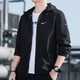 Nike (Nike) Anzug Herren-Zwei-teiliger gewebter Sportswear Jogging Fitness Training Jacke, komfortable Hosen und Freizeithosen DD4747-010+FB7491-010 L
