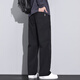 Jeep Spirit Casual Hosen für Männer Sommer Neue amerikanische trendige Arbeitshose für Männer losen gerade Männerhosen Casual Hosen 9856 Khaki + 9856 Black M.